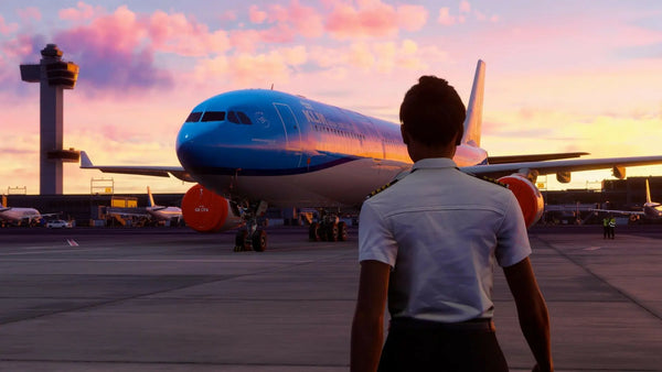 مايكروسفت فلايت محاكي الطيرانMicrosoft Flight Simulator 2024-Aviator ONLINE (PC).
