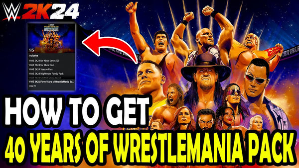 لعبة مصارعة راسلمانيا WWE 2K24 FORTY YEARS OF WRESTLEMANIA+ALL DLC (PC)